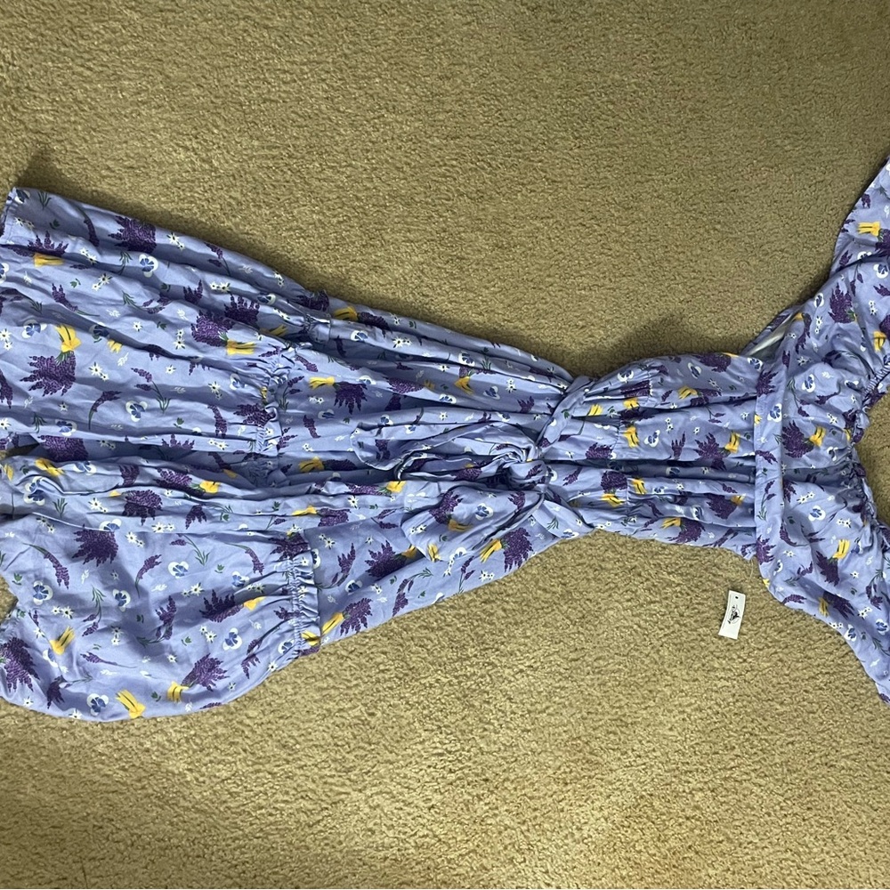 disney parks lavender floral epcot dress